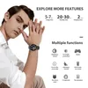 1,32 -calowy Sport Smart Watch z odpowiedzią/połączeniem TEARTO TEARTO TEKTOR TEMPERATURY IP67 Outdoor Fitness Tracker dla iOS i Android Men Kobiety Czarny róż