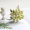 Decorative Flowers 1PC Home Decor Short Branch Artificial Berry Christmas Tree Foam Fruits Small Fruit Bunch Flower Arrangement Accessories