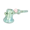 Mais recente Colorido Heady Wasphouse Fumar Tubos De Vidro Pirex Bolso Portátil Erva Seca Filtro De Tabaco Colher Tigela Inovadora Alça Antiderrapante Handpipes Porta Cigarro