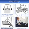 Travesseiro 79x44cm Nylon Kid Travel Protable Avião Cama Bebê Pedal Descanso de Pé Rede Assento Extensor Perna