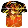 Magliette da uomo Konosuba T-shirt stampate in 3D Anime Uomo Donna Moda Streetwear Camicia a maniche corte oversize Harajuku T-shirt per bambini Top Abbigliamento