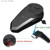 1200M BTS3 Bluetooth Helm Intercom BT-S3 IPX7 Wasserdicht BT 5.0 Mit FM Motorrad Interphone Headset 3 Fahrer Q230831