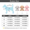 Dog Apparel Cute Pet Jumpsuit Puppy Cat Warm Winter Clothes Soft Striped Shirt Clothing Coat For Chihuahua Small Medium Dogs S-2XL