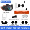 1/2x y80 capacete fone de ouvido intercom motocicleta bluetooth 2 rider comunicação gps interfone à prova dwaterproof água q230830