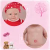 Dolls IVITA WG1512 14inch 1.65kg Full Body Silicone Bebe Reborn Doll "coco" Soft Dolls Realistic Girl Baby DIY Blank Toys for Children 230828