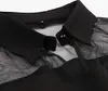 Nova moda feminina vestido de malha com buraco de fechadura sino mangas compridas vestido gótico coquetel vintage