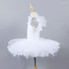 Bühnenkleidung Mädchen Frauen Ballett Kleid Ärmel Tutu Flauschige Kleider Gaze Rock Ballerina Kostüm Leistung Prinzessin Dancewear