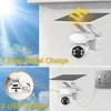 Câmeras IP 4G WIFI Câmera Solar 4MP Outdoor 4X Zoom PIR Detecção Humana Vigilância Wifi PTZ Mini CCTV 230830