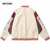 Men's Jackets specialstore668 Mens Racing Jacket Letter Embroidery Loose Racer Winter Streetwear Fashion Casual Varsity Unisex Baseball