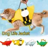 犬のアパレルペットライフジャケットベスト犬の水泳フロート夏の水着服安全反射水着XS-XXL