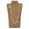 Anhänger Halsketten Künstliche Perlen Glasperlen Kette Baum des Lebens Halskette Weisheit Valentinstag Geschenk für Frau