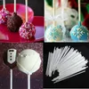 Bakeware Tools 100pcs/bags Safe Plastic Stick Cake Sucker Sticks For Chocolate Sugar Candy DIY Mold Tool 4x100mm 3.5x70mm