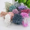 800pcs 1mm Double Heads Mini Pearl Stamen Pistil Artificial Flower Wedding Decoration DIY Scrapbooking Wreath Fake HKD230829