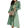 Women's Two Piece Pants Small Fragrant Style 2023 Temperament Suit Coat Fashion Waist Half Skirt Set