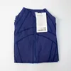 Yoga designer womens zipper jacket LL long sleeve hoodies outwear Waist Tight Fitness Loose Jogging Sportswear For Lady crop