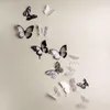 ملصقات الجدار 18PCSSESS 3D بلورففلي ملصق الفراشات الجميلة الفراشات الفن شارات المنزل ديكور الزفاف على 230829