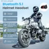 Gearelec gx8 motocicleta bluetooth intercom compartilhamento de música 1500m 8 pilotos grupo capacete comunicação alto-falante fone de ouvido interfone q230830