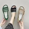 Slippers Gradient Color Women's Sandals 2023 Summer The Most Jelly Luxury Comfortable Soft Sole Flip Flops Women