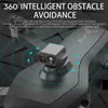 Drone GPS avec caméra HD 4K, évitement d'obstacles laser à 360 °, tête anti-secousse à 3 axes, positionnement du flux optique, quadricoptère télécommandé, décollage/atterrissage à une touche