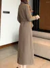 Frauen Trenchcoats 2023 Herbst Koreanischen Stil Tragen Temperament Windjacke Mantel Frühling Und Mittlere Länge Über Knie Taille