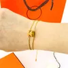 Bracelets de luxo Cadeia de casal de casais na mão em aço inoxidável Presentes de jóias de moda para acessórios de namorada por atacado