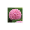 Dekorativa blommor kransar 60 cm 23 Konstgjord kryptering Rose Silk Flower Kissing Balls Stor storlek för julprydnader Weddin OTXVP