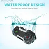 Hełm motocyklowy Bluetooth Waterproof Bezprzewodowy zestaw słuchawkowy Motorbike Motorbike z Radiem FM duża pojemność Bateria Inter Q230830