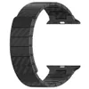 Remmar kolfibermönster magnetisk slinge lättvikt armband armband band remband vaktband för Apple Watch Series 3 4 5 6 7 8 SE