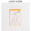 3D Puzzle Greeting Card Animal Party Series Simple Handbook DIY Collage Decoration Material S01324 HKD230829