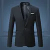 Mens Suits Blazers Yüksek Kaliteli Beyefendi Erkekler İnce Sıradan Beyaz Takım Büyük boyutlu Markalar Saf Renk Akışı 230829