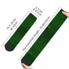 Chaussettes pour hommes Chaussettes drôles et folles pour hommes Nouveauté Hip Hop Harajuku Saint-Patrick Heureux Motif respirant Imprimé Garçons Crew Cadeau décontracté