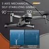 Ultra-czyste dron z kamery 4K z pozycją GPS, 360 ﾰ Unikanie przeszkód, transmisja o dużej prędkości 5G, anty-wstrząsająca gimbal, 3-osiowa samoztabilizowana gimbal