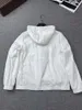 Designer Mens Jacket Windbreaker Coat Huven dubbelsidig jacka och hösten Casual Coat