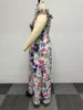 カジュアルドレス女性の夏の服 - セリングノースリーブワンショルダーファッション気質ウエストヤングレディースドレス。