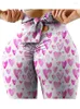 Leggings da donna Bowknot Pantaloni da yoga Vita alta Moda sottile Collant da allenamento per donna sexy Sport Fitness Abbigliamento push up