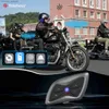 Teleheer T6 Plus Motorcycle Helmet Bluetooth Headset Intercom 2 Riders 1500m Interphone Communicator Waterproof Intercomunicador Q230830