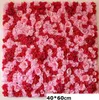 Decorative Flowers 60x40cm Artificial Flower Wall DIY Party Wedding Decoration Background Panels Silk Rose Mats Backdrop