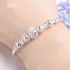 PLGBVAO Zarter schöner Schmuck, klassischer neuer Silber-Armreif, ein Weihnachtsgeschenk für Frauen, Mutter, Ehefrau, Mädchen