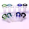 14 mm Räucherschalen, Shisha-Zubehör, Rauchgriffrohr, Mini-Glas-Ölbrennerrohre für trockene Kräuter, zufällige Farbe