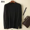 Мужские свитера Классический Crewneck Mink Cashmere Sweater Men 2023 Autmun Winter теплая одежда Высококачественная перемычка с длинными рукавами.