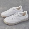 Chaussures habillées Top Soft Cowhide Blanc Femme Baskets Confortables Allmatch Tempérament Plat Dames Cuir 230829