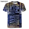 Herren-T-Shirts, Musiknote, modisch, Harajuku-Stil, Damen-T-Shirt, Neuheit, Sommer, 3D-gedrucktes Rundhals-T-Shirt