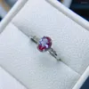Кластерные кольца июньский камень родов кольцо 925 Silver Vintage Alexandrite Angater Angater Diberary подарок для нее