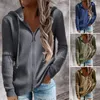 Tricots pour femmes Femmes Mode Haut à capuche Gris Noir Chandails tricotés Femme Fermeture éclair manches longues Cardigans Dames Streetwear 2023 Automne Pull