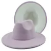 Wide Brim Hats Bucket hats fedoras wide brim hat Panama felt for male jazz church top cap british women men 230829