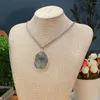 Pendentif Colliers Collier en pierre naturelle Forme irrégulière Guérison Flash Labradorite Chaîne en acier inoxydable pour cadeau