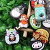 Wholesale 100Pcs PVC Japanese Cartoon Cat Cute Girls Garden Shoe Buckle Children Accessories For Backpack Charms Button Clog