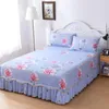 Bed Skirt Home Furnishing 2023 Aloe Cotton Side Cute Printed Pattern King Size Bedding Single Double Cover