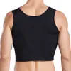 Vita pancia Shaper YBFDO Gilet pettorale da uomo Fasciatura toracica per il sudore Biancheria intima attillata Estate Body Shaper Corsetto Cintura di supporto 230829