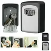 Other Security Accessories Wall Mount Key Storage Secret Box Organizer 4 Digit Combination Password Code Lock No Home Safe 230830